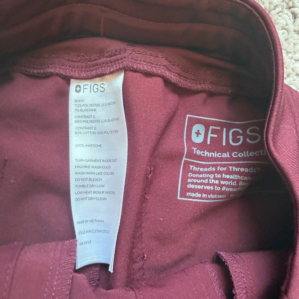Figs Scrub Pants 7-pocket size XL